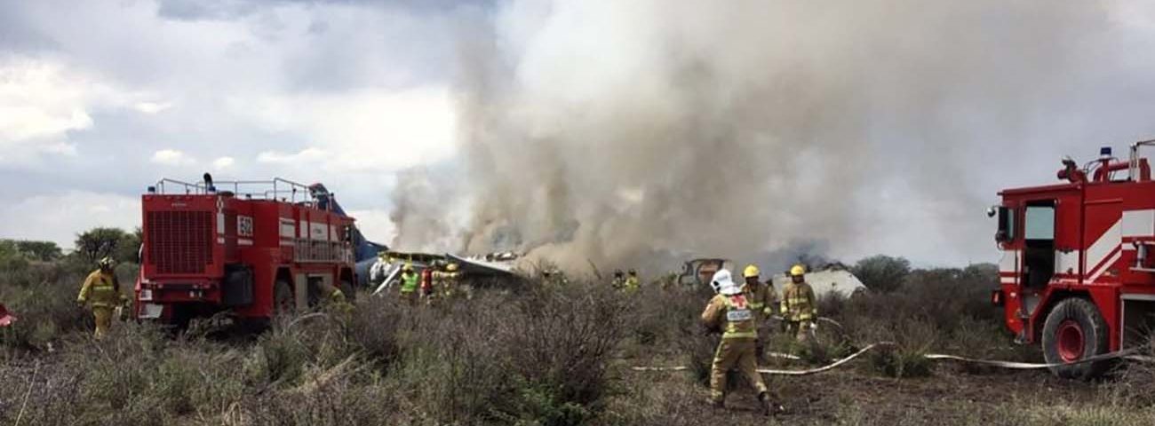 Se desploma avión de Aeroméxico en Durango; no reportan muertos